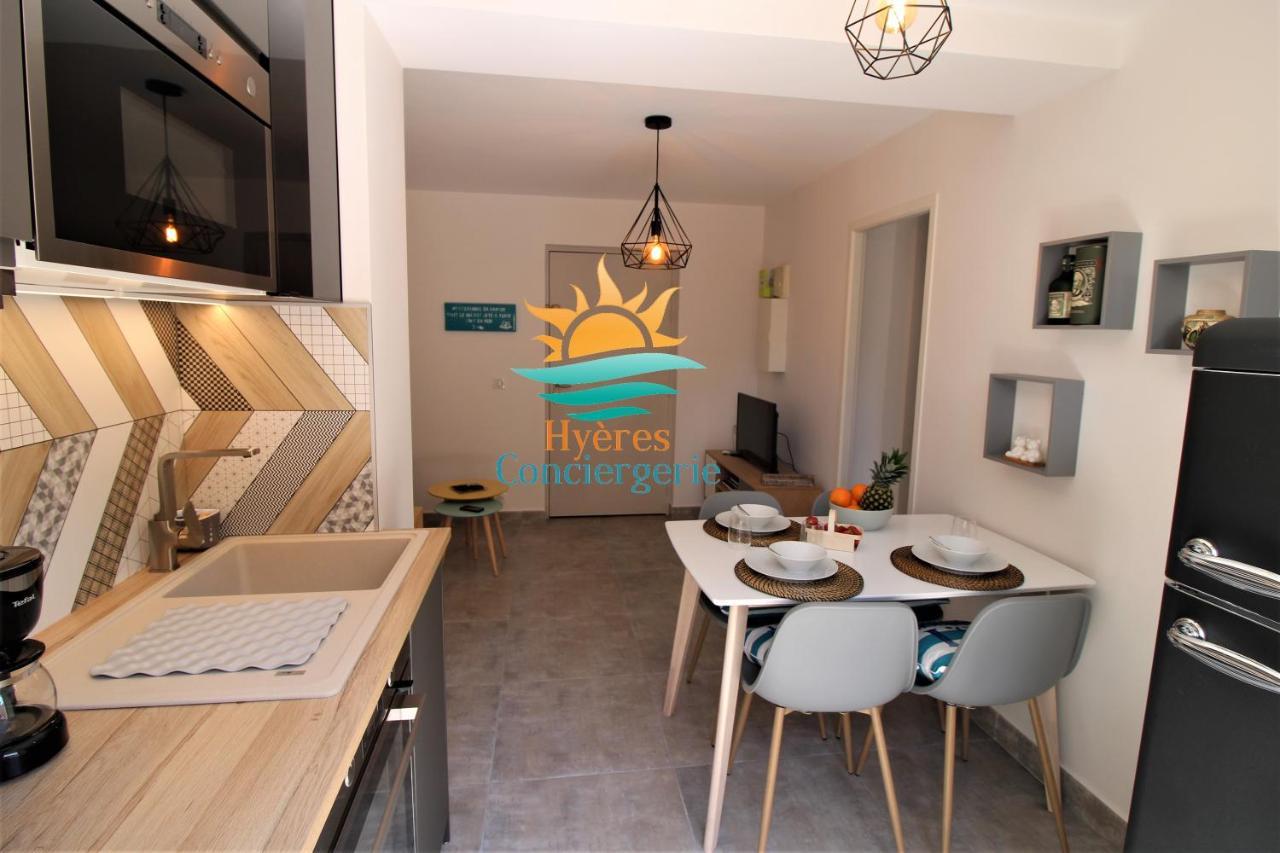 Hyeres-Plage -T2 Neuf Rdj Clim Wifi - La Capte By Hc Appartement Buitenkant foto