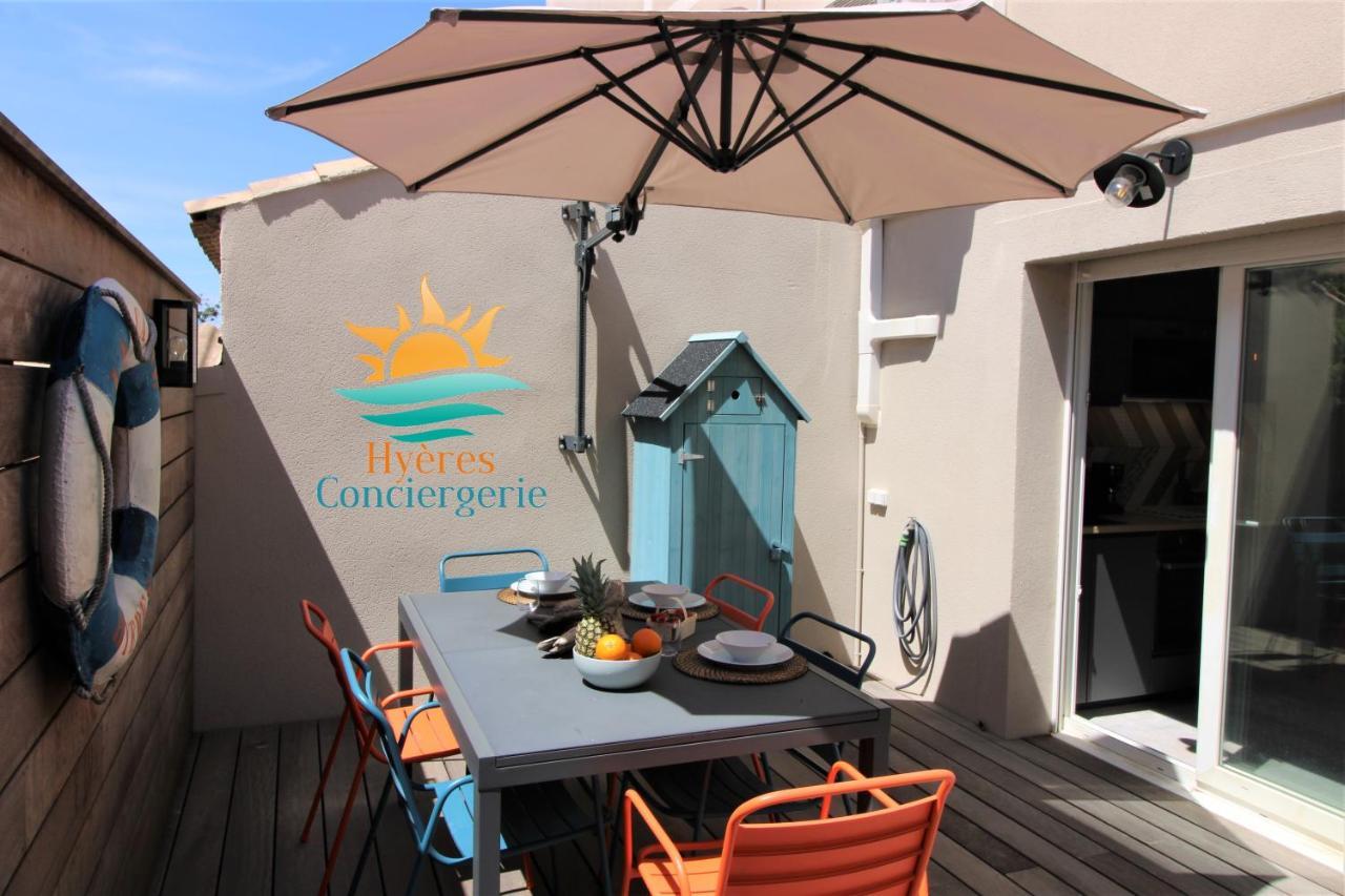 Hyeres-Plage -T2 Neuf Rdj Clim Wifi - La Capte By Hc Appartement Buitenkant foto