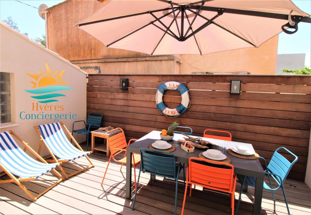 Hyeres-Plage -T2 Neuf Rdj Clim Wifi - La Capte By Hc Appartement Buitenkant foto